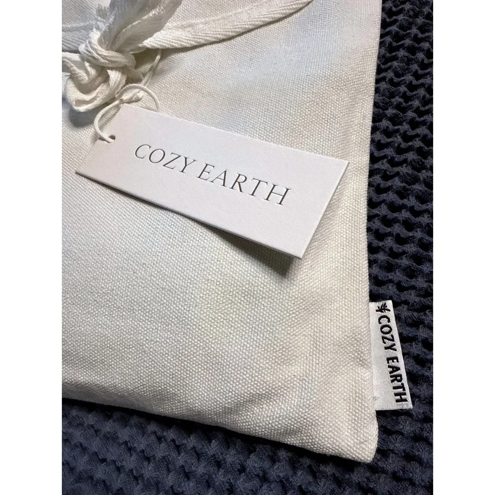 Cozy Earth 100% Premium Bamboo Viscose Pillowcase Set King Light Grey Luxury